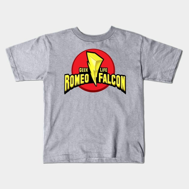 Go Go Romeo Falcon! Kids T-Shirt by Romeo Falcon